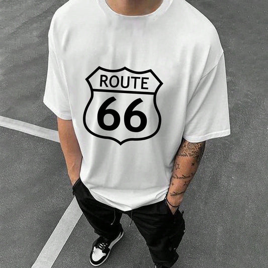 ROUTE 66 Men's Cotton T-shirt 230 GSM Big & Tall