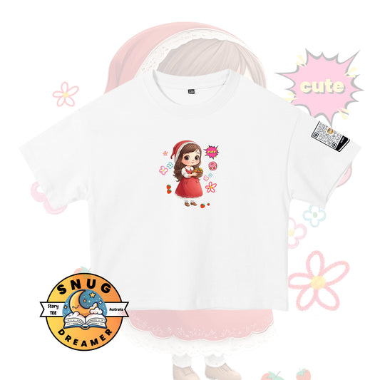 Little Red Riding Hood Reimagined – Interactive Story QR Shirt for Girls