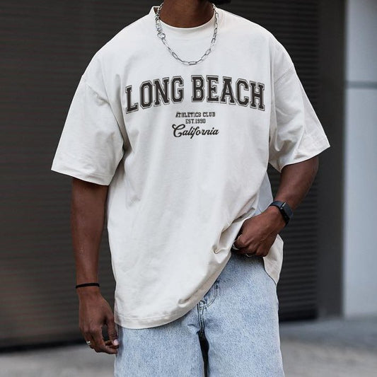 Long Beach California Men's Athletics Club T-Shirt Big & Tall