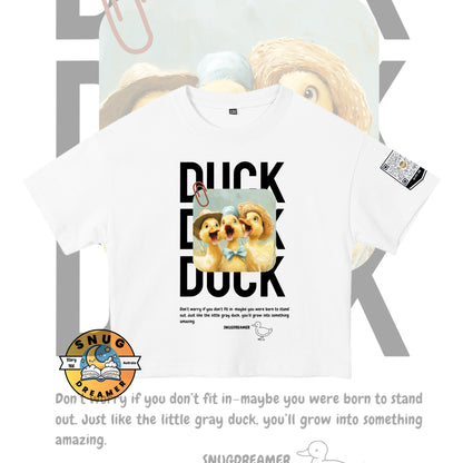 Cute Ducks Print QR Code Kids Story Tee