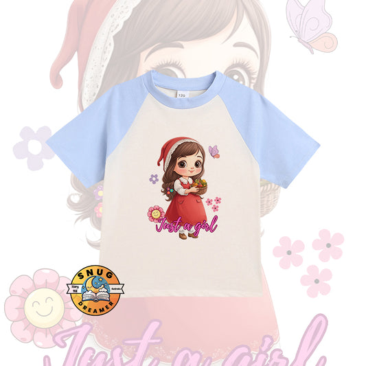 Fairy Tale Little Red Riding Hood Storytelling T-shirt