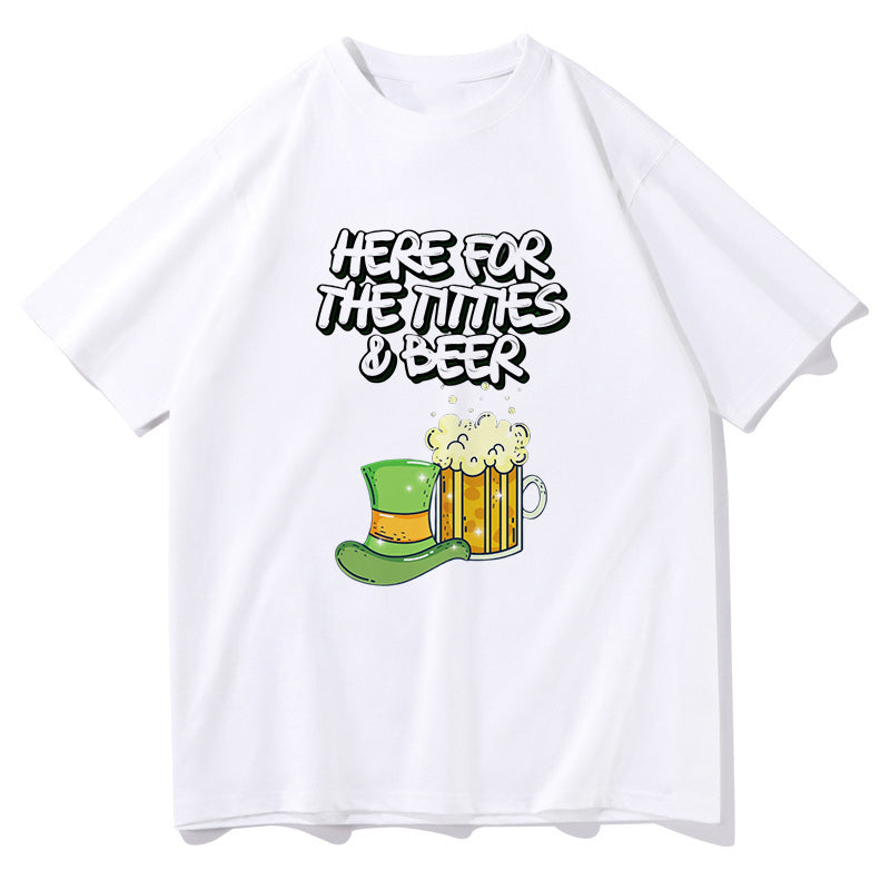 Festive Fun and Froth Good Times Beer Lover's Tee Big & Tall