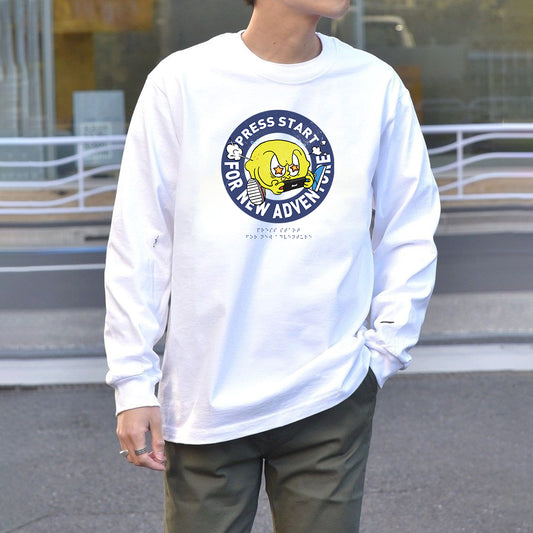 Stay Happy Men's Long Sleeve T-shirt-A