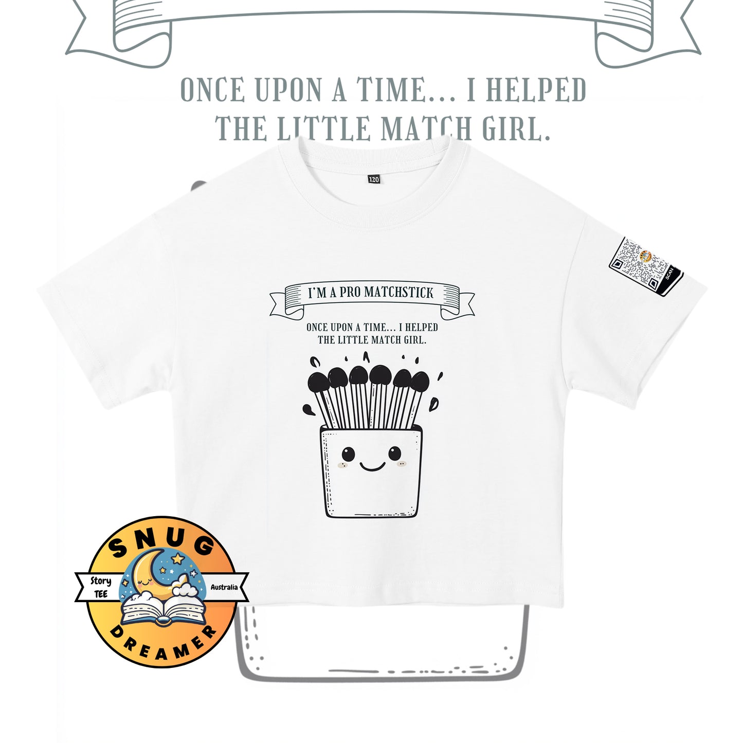 The Match Girl Tee – A Storytelling Shirt for Kids