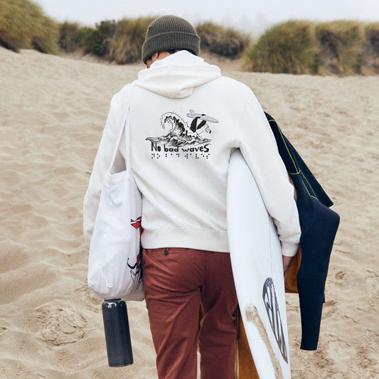 No Bad Waves Men's Hoodies