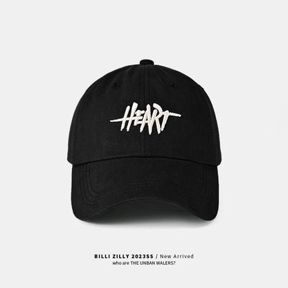 HEART Embroidered Stylish Cap Hat