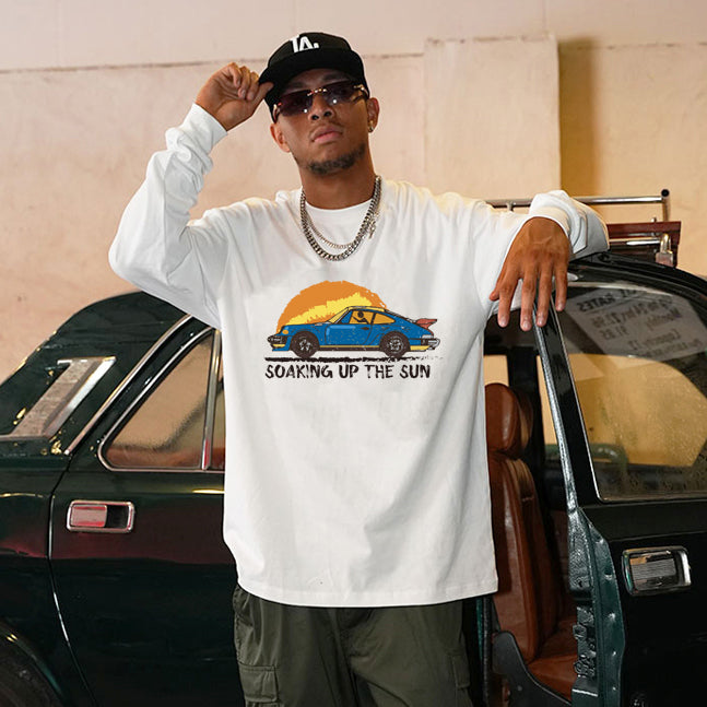 Soaking Up The Sun Men's Long Sleeve T-shirt-A