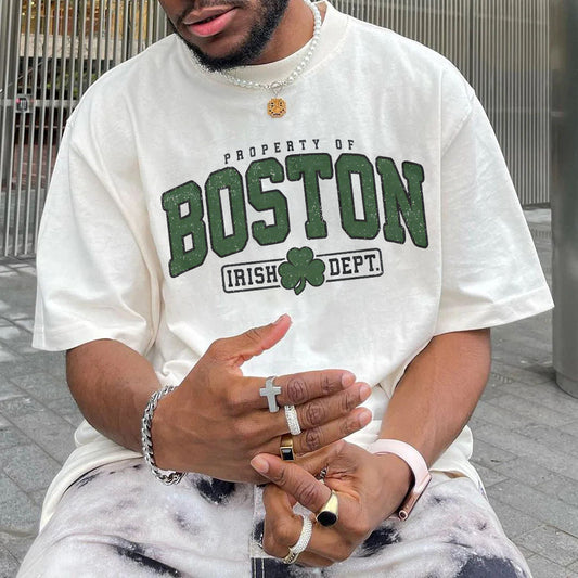 Boston Irish Pride Men's Short Sleeve T-shirt Big & Tall