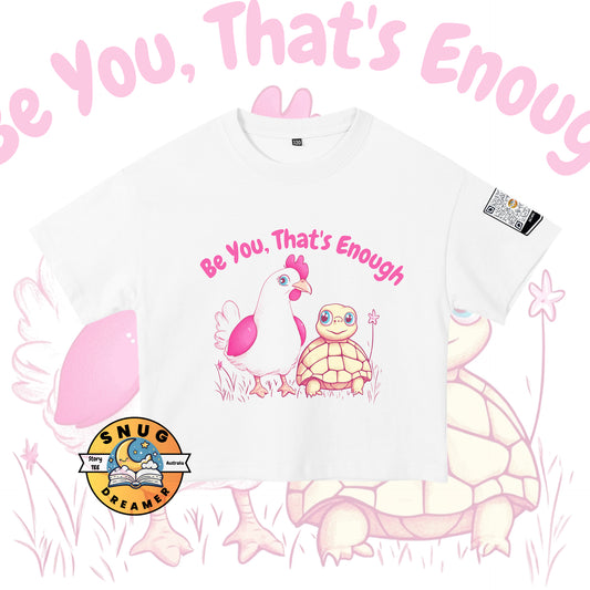 "The Hen and the Turtle" Kids' Storytelling Tee with QR Code