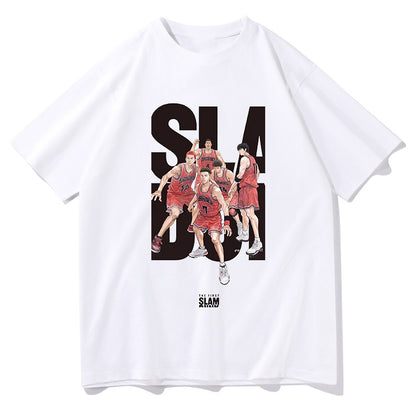 Slam Dunk Legends Anime Basketball Heroes Print Tee