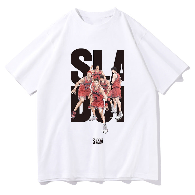Slam Dunk Legends Anime Basketball Heroes Print Tee Big & Tall