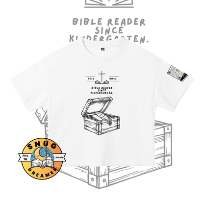 Bible Print Tee – Scan QR, Hear Jesus Stories!