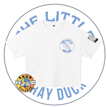 The Little Duck Print Kids QR Code Story Tee