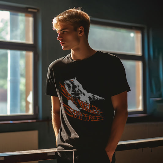 Free And Wild Like A Bear Short Sleeve T-shirts