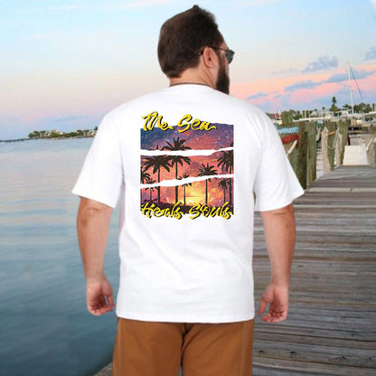 Beach Vibes Palm Printed Men's T-shirt