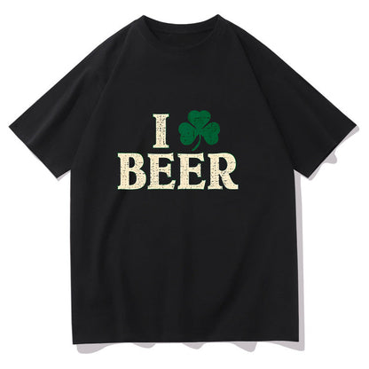 St. Patrick's Lucky Clover Beer Love Tee Big & Tall