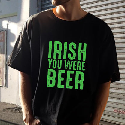 Beer Lover's Irish Wordplay Playful Pint T-Shirt Big & Tall