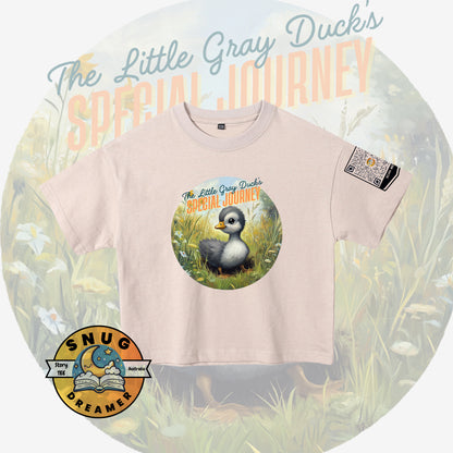 The Little Gray Duck Print Kids QR Code Story Tee