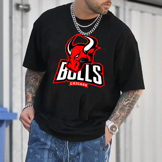 Chicago Bulls Fan Tee Men's Cotton T-shirt