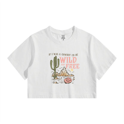 Cowboy Dream  Lady's Crop Tee