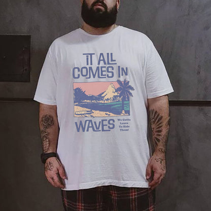 Life's Waves Philosophy Men's Surf Tee