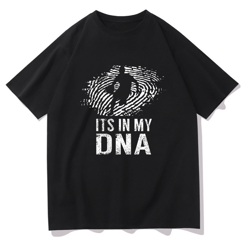 DNA Hoops Basketball Lovers Men's Cotton T-shirt Big & Tall