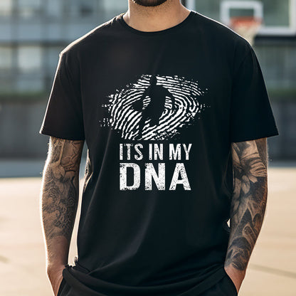 DNA Hoops Basketball Lovers Men's Cotton T-shirt Big & Tall