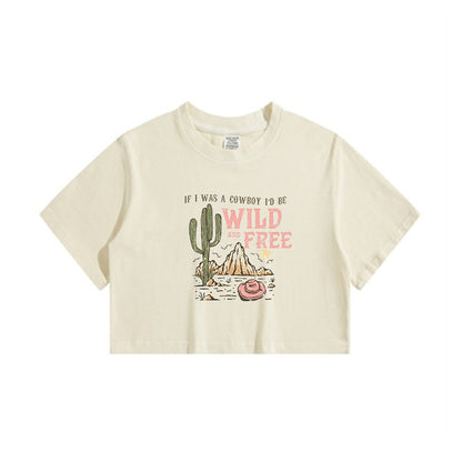 Cowboy Dream  Lady's Crop Tee