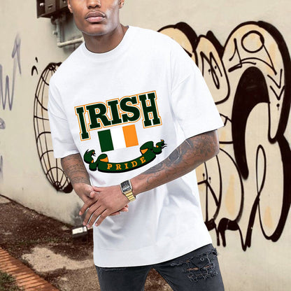 Emerald Isle Flag-Inspired Irish Pride Tee Big & Tall
