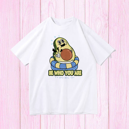 Trendy Avocado and Hula Hoop Tee