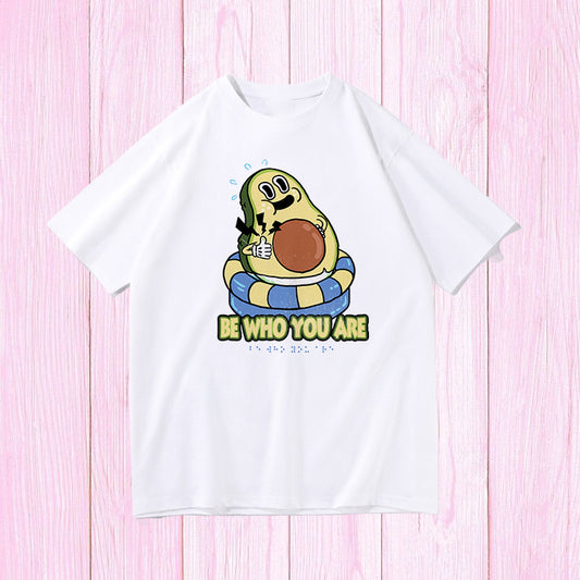 Trendy Avocado and Hula Hoop Tee