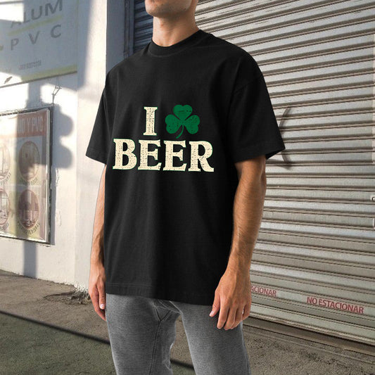 St. Patrick's Lucky Clover Beer Love Tee