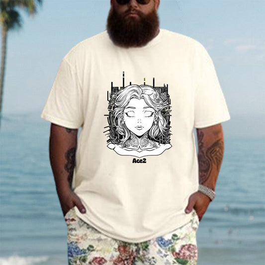 Meditation Graphic Men's T-shirts Big & Tall