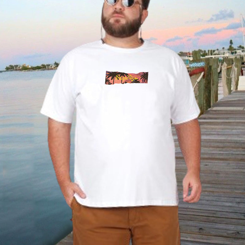 Beach Vibes Palm Printed Men's T-shirt