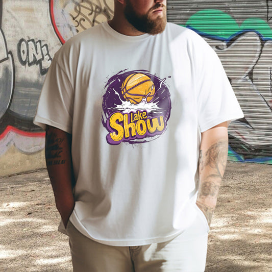 Lake Show Men's Cotton T-Shirts Big & Tall