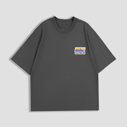 Australia Print Cotton T-shirt