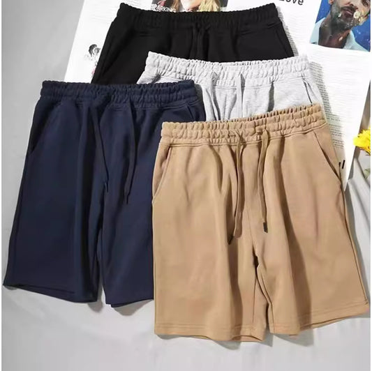 4pc Men's Streetstyle Adjustable Waistband Basic Shorts