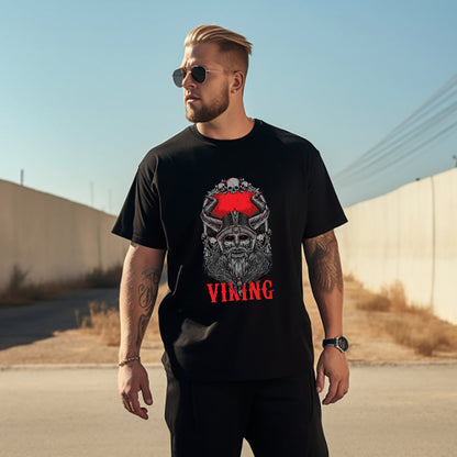 Viking Corpse Bone Zombie Men's T-shirt Big & Tall