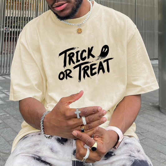 Trick or Treat Men's Halloween Cotton Tee