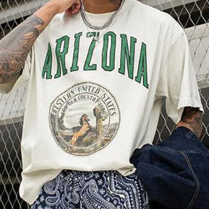 Arizona Graphic Print Men's T-Shirt Big & Tall