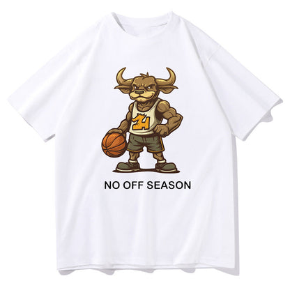 No Off Season Baller Athlete Cartoon Bull Big & Tall Tee