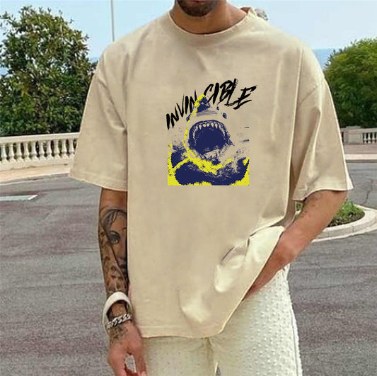 Shark Graphics Casual Men’s T-shirts