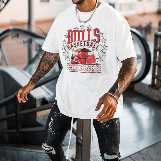 Chicago Bulls Men's Loose Fit T-Shirts Big & Tall