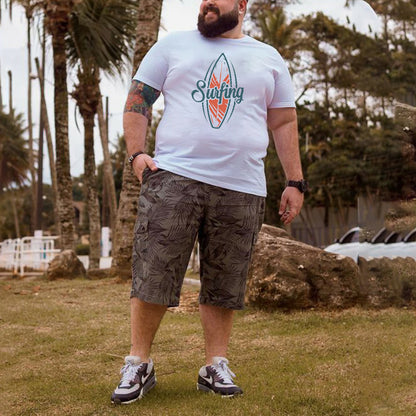 Men's Surfboard Printed T-Shirt