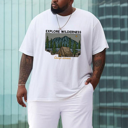 Explore Wilderness Graphic Print Men's T-Shirt Big & Tall