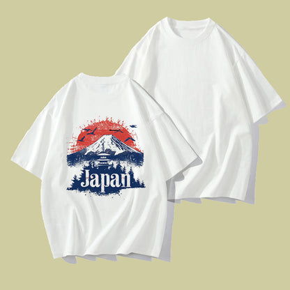 Eternal Fuji Print Men's Short Sleeve T-shirt
