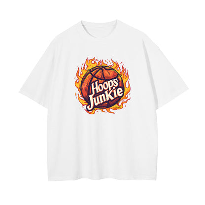 Hoops Junkie Basketball Print Men's T-shirts Big & Tall