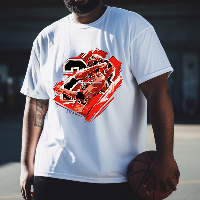 Basketball Player Inspired Exclusive Number 23 Fan Tee Big & Tall