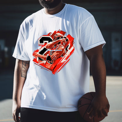 Basketball Player Inspired Exclusive Number 23 Fan Tee Big & Tall
