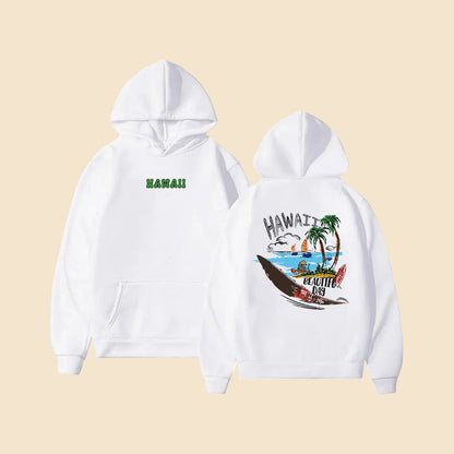 Hawaii Beautiful Day Men's Hoodie